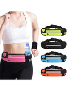 Riñonera Deportiva Impermeable - Bolsa de Cintura para Correr y Viajar