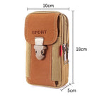 Riñonera Deportiva de Lona Urbana con Funda para Móvil - Bolsa para Correr y Camping