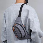 Riñonera Deportiva Impermeable de Nailon para Hombre, Gran Capacidad, Multifuncional y Resistente