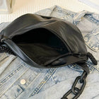 Riñonera de Cuero para Mujer - Bolso de Piel de Vestir Elegante