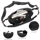 Riñonera de Cintura para Hombre - Bolso Bandolera Casual Grande y Resistente
