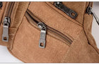 Riñonera Deportiva Hombre - Bolsa de Cintura de Lona Resistente con 3 Cremalleras