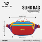 Riñonera Grande Unisex - Bolso Bandolera Casual de Cintura