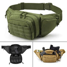 Riñonera Táctica para Hombre - Bolso de Cintura Deportivo con Compartimento para Pistola
