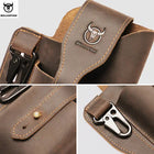 Riñonera Deportiva Vintage de Cuero para Móvil 5.5-6.8 Pulgadas