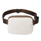 Riñonera Deportiva Mujer - Bolso de Cintura de Piel Sintética para Viajes y Deporte