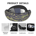 Riñonera Deportiva Camuflaje Tigre - Bolsa de Cintura para Hombre y Mujer, Ideal para Correr
