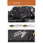 Riñonera Deportiva Hombre Nylon - Bolso Pecho y Cadera para Camping, Ciclismo y Running