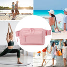 Riñonera Deportiva Impermeable Nylon - Bolsa Pequeña Multibolsillos Ajustable para Correr y Senderismo