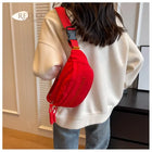 Riñonera Deportiva Mujer: Bolsa Pecho, Cintura y Hombro, Lona, Gran Capacidad