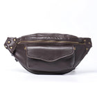 Riñonera de Cuero Vintage para Hombre - Bolso de Piel Elegante