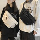 Riñonera Deportiva Unisex de Nylon - Bolsa de Cintura Ajustable y Espaciosa