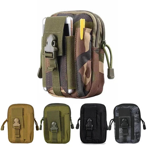 Riñonera Deportiva Táctica Molle - Bolsa de Cintura para Hombre y Mujer