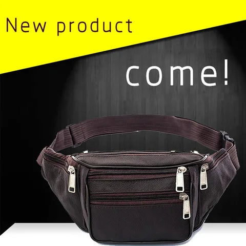 Riñonera Deportiva Hombre - Bolsa de Cintura Multifuncional, Ajustable y de Gran Capacidad