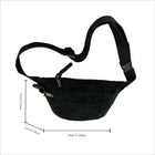 Riñonera Deportiva Mujer - Bolsa Banano Vellutada Espaciosa