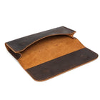 Riñonera Deportiva de Cuero Crazy Horse para Hombre - Compatible con Pantalla 6.9 Pulgadas