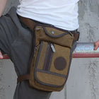 Riñonera Deportiva Hombre - Bolsa Cintura Multifuncional de Lona