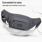 Riñonera Deportiva Impermeable Antirrobo: Nylon, Espaciosa, para Hombre