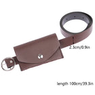Riñonera Deportiva para Mujer - Bolso de Cintura de Piel Sintética con Compartimento para Teléfono