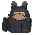 Riñonera Deportiva Táctica CLUSGO EDC Molle - Negra y Marrón
