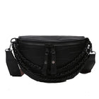 Riñonera Deportiva Mujer - Bolso Cintura Cuero Invierno con Compartimento para Teléfono