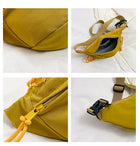 Riñonera Deportiva Unisex de Nylon Grande - Bolso Cintura Urbano