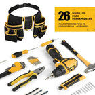 Riñonera Deportiva Amarilla para Electricista - Bolsa de Herramientas de Tela
