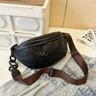 Riñonera de Cuero para Mujer - Bolso de Piel de Vestir Elegante