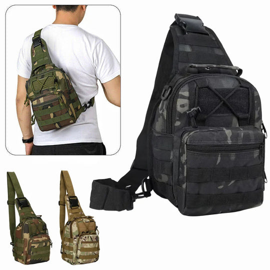 Riñonera Deportiva para Hombre Impermeable - Bolso Crossbody de Pecho Ajustable