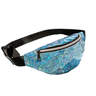 Riñonera Grande Unisex de Nylon - Bolso Bandolera Casual Espacioso