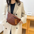 Riñonera Deportiva de Cuero para Mujer - Bolso Cruzado Elegante