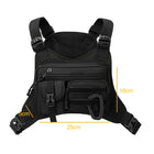 Riñonera Táctica para Mujer - Bolso Pechera Deportiva Multibolsillos para Correr, Ciclismo y Trabajo