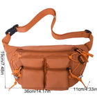 Riñonera Deportiva Grande para Hombre - Espaciosa y Resistente