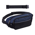 Riñonera Deportiva Grande para Hombre y Mujer - Bolsa de Cintura Cruzada para Senderismo, Running y Viajes