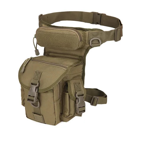 Riñonera Deportiva para Hombre - Bolsa Muslera Ajustable para Moto, Senderismo y Actividades al Aire Libre