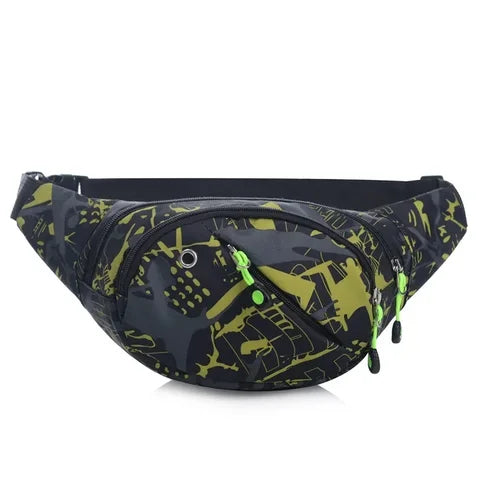 Riñonera Deportiva Impermeable con Bolsillo para Móvil - Oxford Resistente