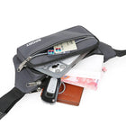 Riñonera Grande Unisex - Bolso Bandolera Casual de Cintura