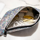 Riñonera Deportiva para Mujer con Brillo - Bolsa de Cintura Moderna y Elegante