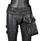 Riñonera Deportiva Mujer - Bolso Vintage de Cuero Sintético con Portatarjetas