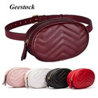 Riñonera Deportiva Geestock para Mujer - Bolso de Cintura de Cuero Sintético con Correa Redonda