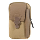 Riñonera Deportiva de Lona para Hombre y Mujer - Bolsa de Cintura Pequeña con Compartimento para Tarjetas y Teléfono