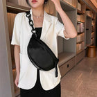 Riñonera Deportiva Mujer – Bolso de Cintura de Cuero Sintético, Diseño Simple y Elegante