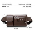 Riñonera Deportiva Hombre Cuero - Bolsa Cintura Elegante y Práctica