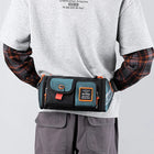 Riñonera de Viaje para Hombre - Nylon Impermeable Multifuncional