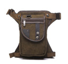Riñonera de Pierna Ajustable para Hombre - Ideal para Moto, Deporte y Viaje