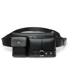 Riñonera Deportiva Vintage de Piel Sintética - Bolso Bandolera Hombre