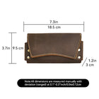 Riñonera de Cuero para Hombre - Bolso de Piel de Vestir Premium