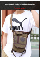 Riñonera Deportiva de Cuero para Moto - Bajo y Multifuncional