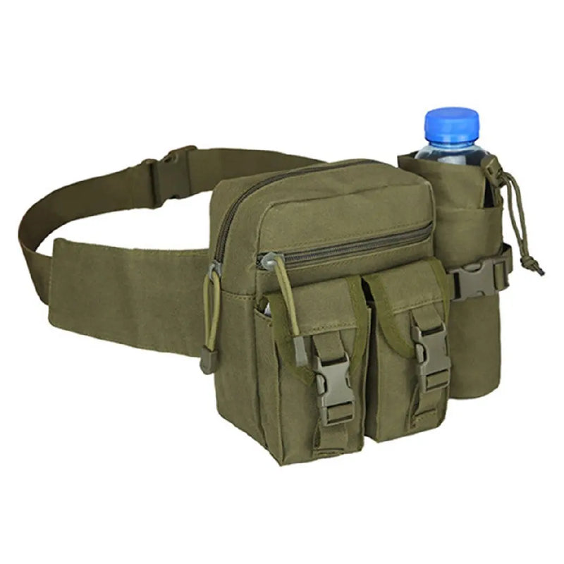 Riñonera Táctica para Hombre - Bolsa de Cintura Militar para Camping, Senderismo y Deportes al Aire Libre