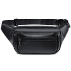 Riñonera de Cuero para Hombre - Bolso Cinturón Retro, Elegante y Duradero